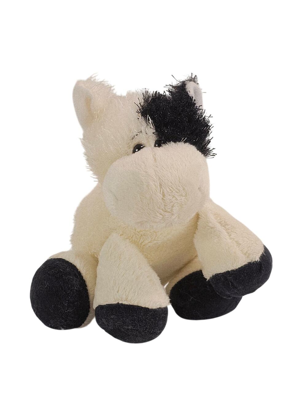 Ganz Webkinz White & Black Cow Plush Stuffed Animal 7” No Code